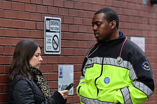 Stationary ambulance