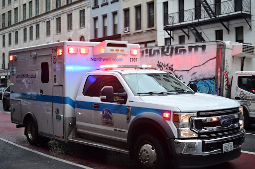 Stationary ambulance